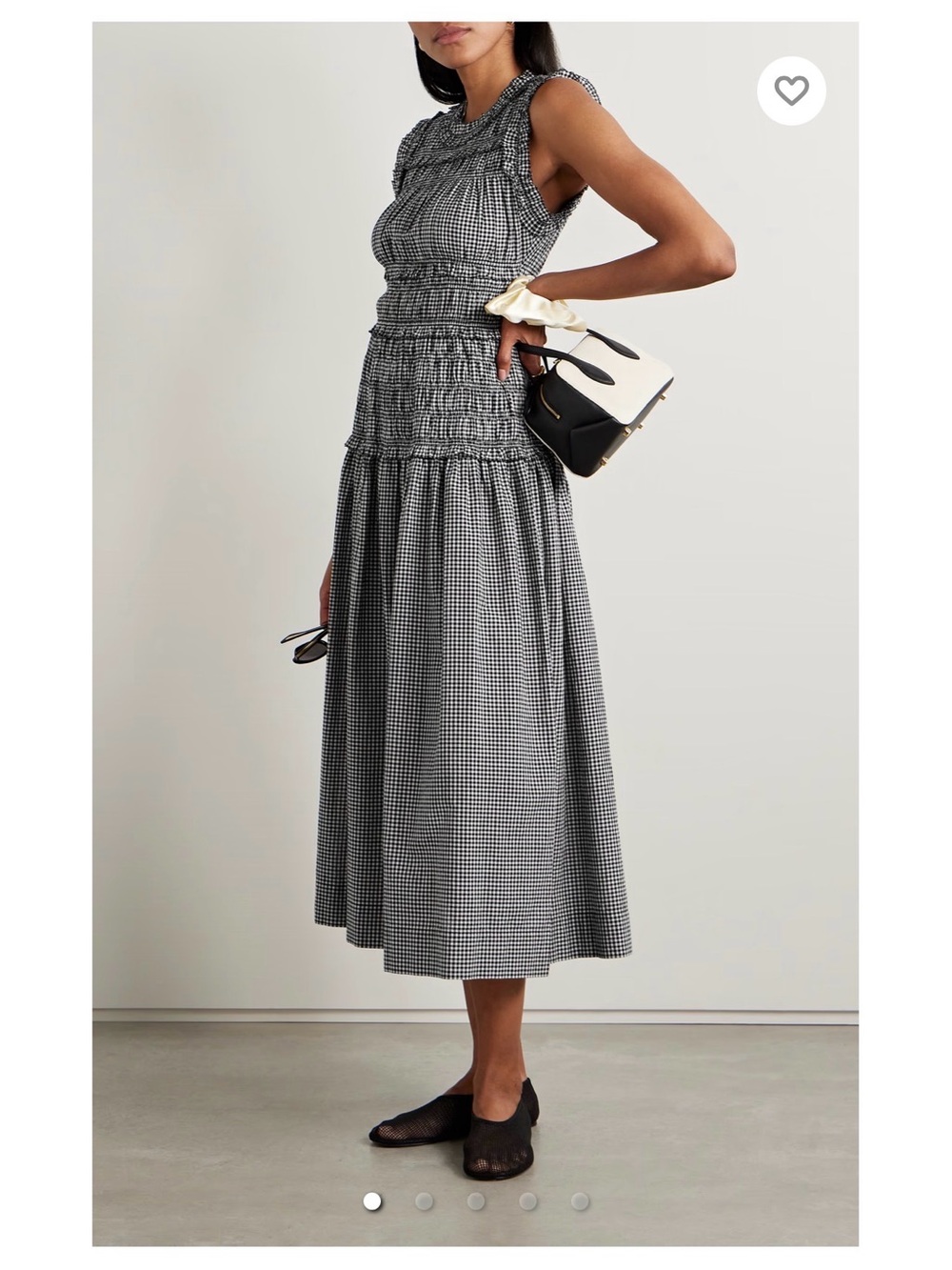 Doen Black & White Gingham Mallory Dress - Picture 2 of 3